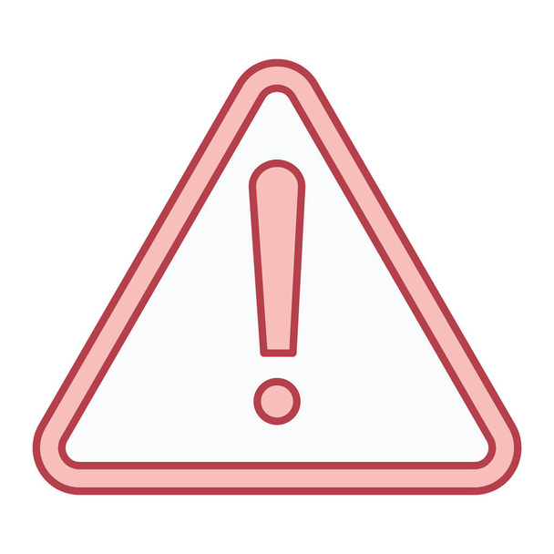 warning sign icon, vector illustration - Vector, Image