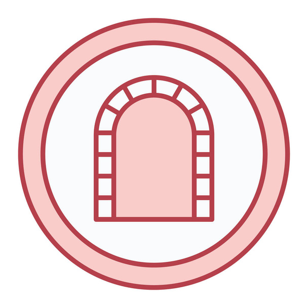 вектор иконки двери изолирован на белом фоне для дизайна вашего веб и мобильного приложения, концепция логотипа крыши - Вектор,изображение