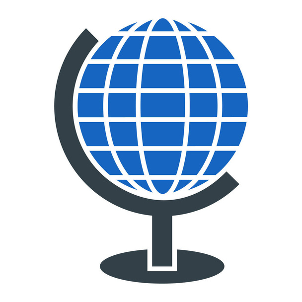 Ilustração do vetor do ícone do globo - Vetor, Imagem