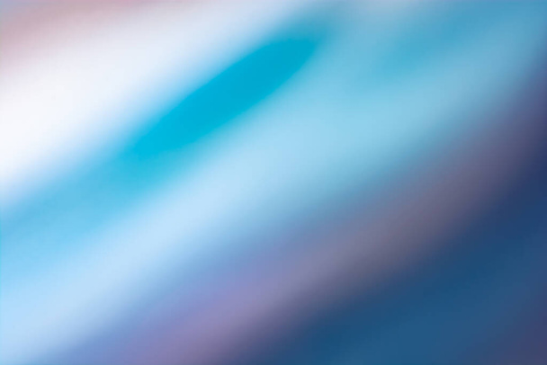 Абстрактный волнистый фон в оттенках синего. Диагональные многоцветные линии в мягком градиенте. Фон - Фото, изображение