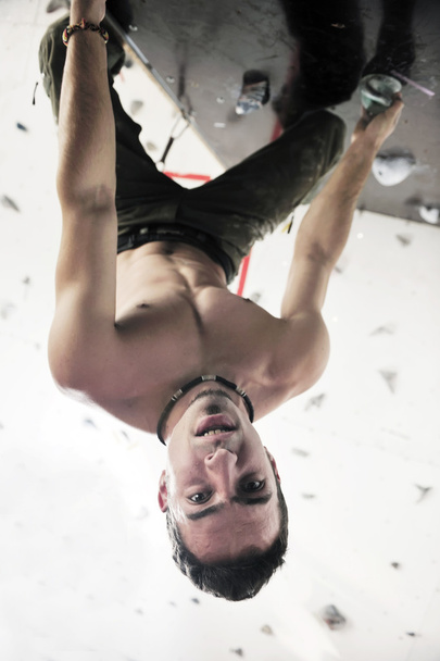 Man exercise sport climbing - Фото, зображення