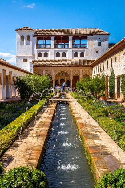 Alhambra Histórica en Granada, España  - Foto, Imagen