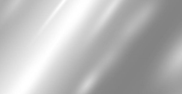 スタイリッシュなパノラマ背景 シルバースチール金属テクスチャー ベクターイラスト - ベクター画像
