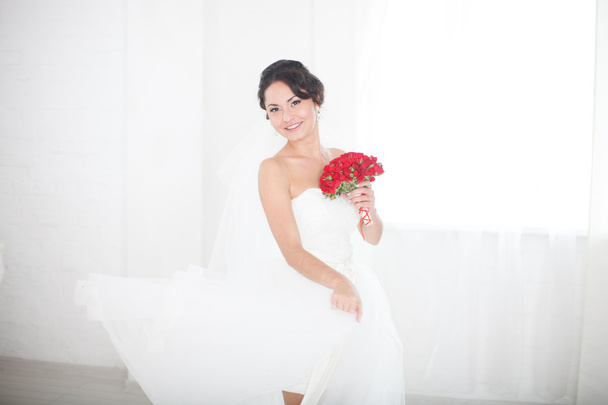 beautiful young bride - Photo, image