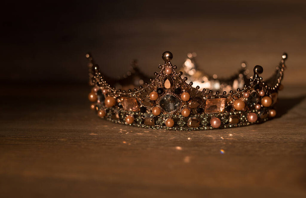 Luxury vintage crown in medieval style - Photo, Image