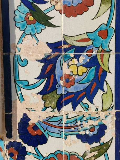 Mozaika dachówka od brzegu - Zdjęcie, obraz