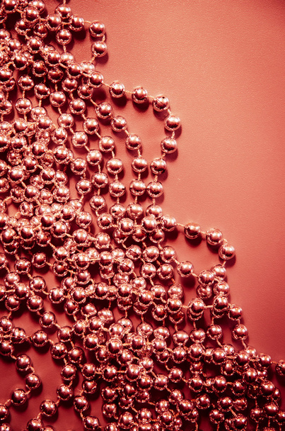 red beads background - Photo, Image