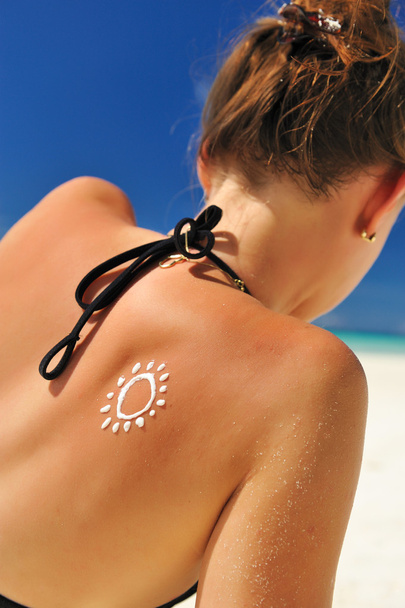 Sunscreen lotion - Photo, Image