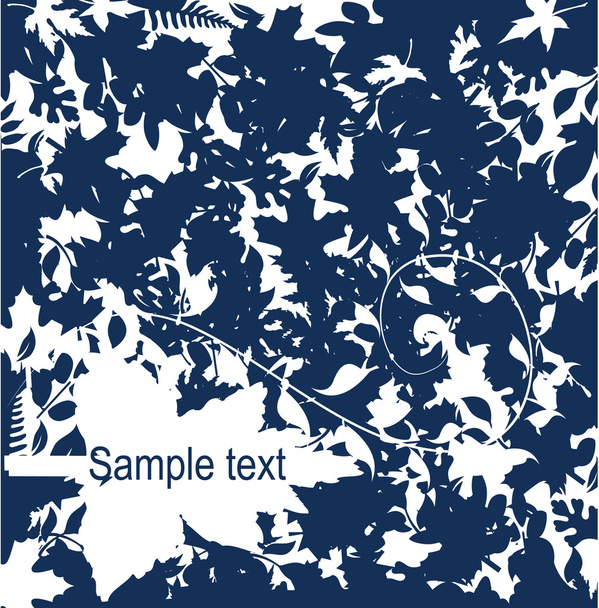 leaf background vector - Vettoriali, immagini