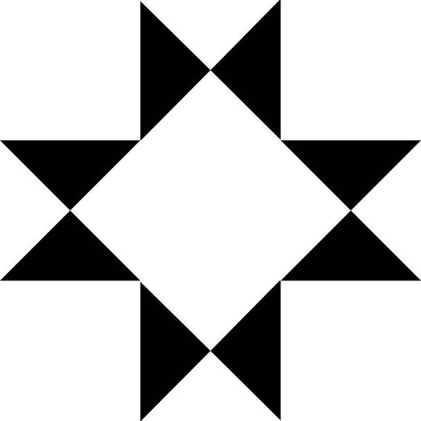 Schuur quilt symbool pictogram - Foto, afbeelding