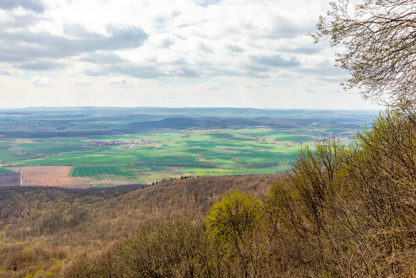 Hike to the Gleichberge near Rmhild in southern Thuringia - Thuringia - Germany - Photo, Image