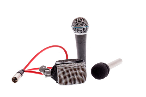 Studio, ηχογραφώντας Ερμηνευτών, των εκλεκτής ποιότητας μικρόφωνα για μουσική perfor δαπανών - Φωτογραφία, εικόνα