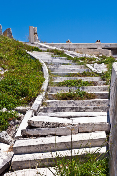 régi rothadt lépcső - Fotó, kép