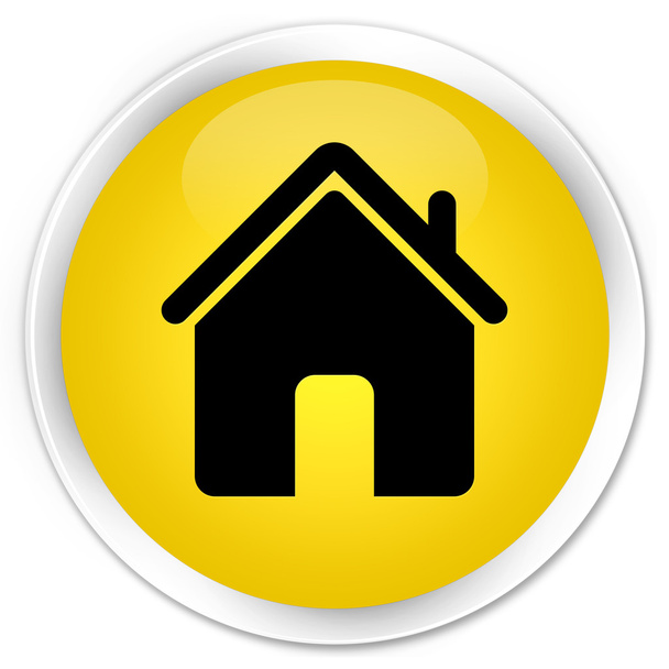 icône de la maison bouton jaune
 - Photo, image