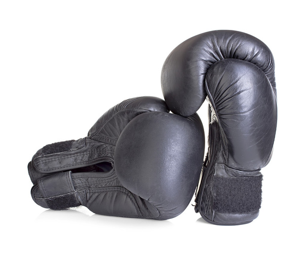Boxerské rukavice izolované na bílém pozadí - Fotografie, Obrázek