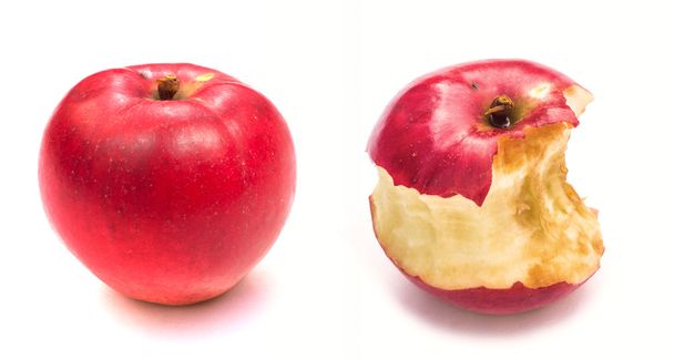 Apfel und Apfelkern - Foto, Bild