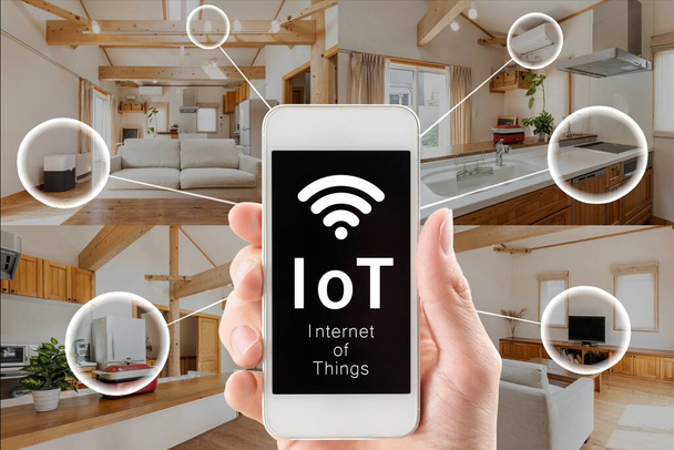 Image of IoT to operate electric appliances from smartphone - Foto, immagini
