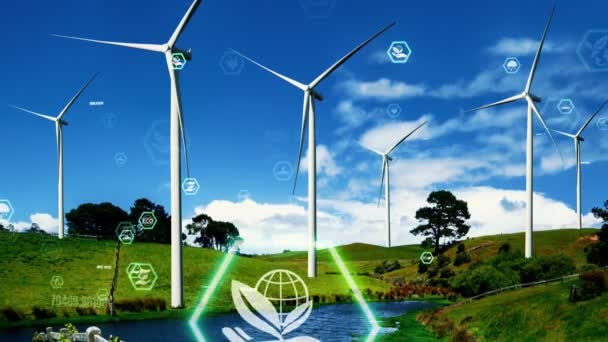 Technologia ochrony środowiska i zbliżanie się do globalnego zrównoważonego ESG - Materiał filmowy, wideo