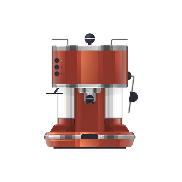 Automatic coffee machine, vector icon or mockup - Вектор,изображение
