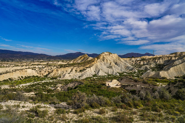 The Badlands of Abanilla and Mahoya in the Murcia region in Spain - Foto, afbeelding