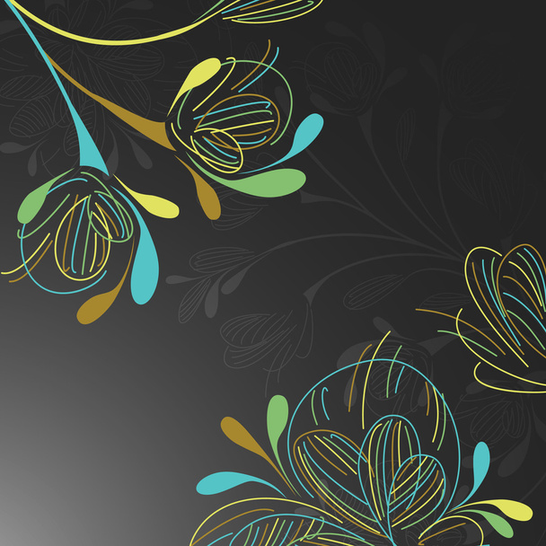 Floral background - Vetor, Imagem