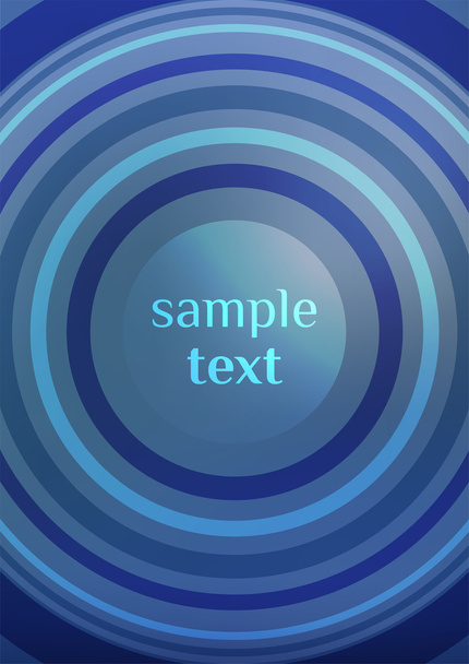 Blue wave background with space for text - ベクター画像