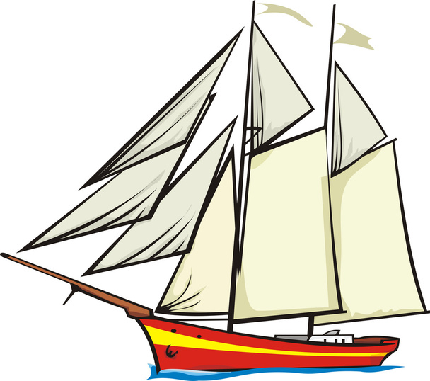 Sailer - Vektör, Görsel