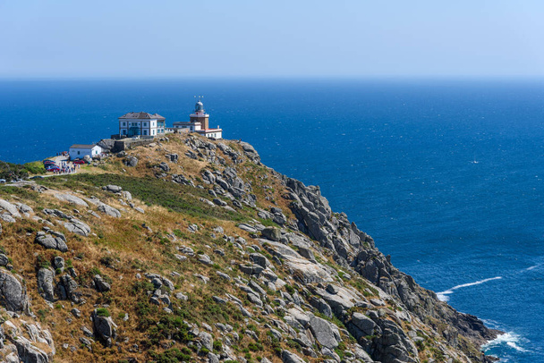 View of Cape Finisterre Lighthouse in Galicia, Spain - Photo, Image