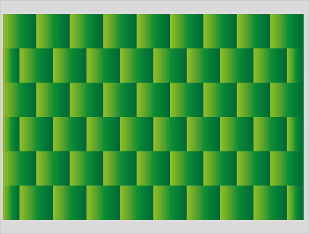 Vector graphics showing the texture resulting from the arrangement and transformation of squares. A gradient was applied to obtain a 3D effect. - Vecteur, image