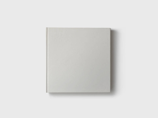 Blanco vierkant boek Mockup 3D Rendering - Foto, afbeelding
