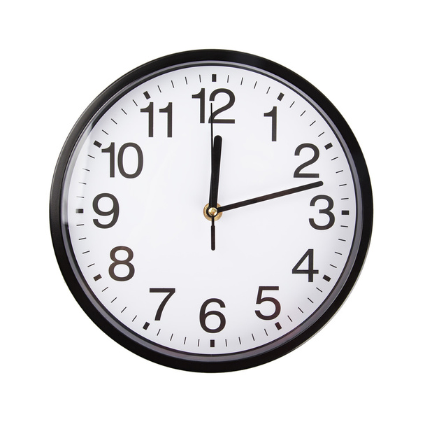Clock on white - Foto, imagen
