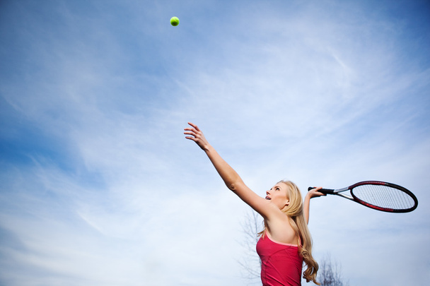 Jugador de tenis
 - Foto, Imagen