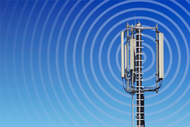 Radyo dalgalı iletim kulesi - Fotoğraf, Görsel