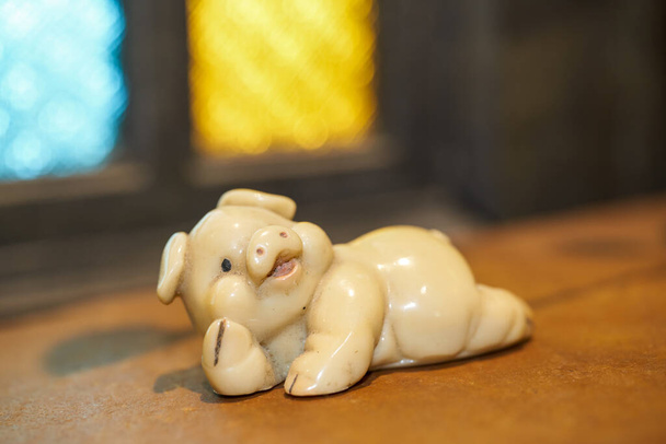 A cute ceramic piggy ornament - Photo, Image