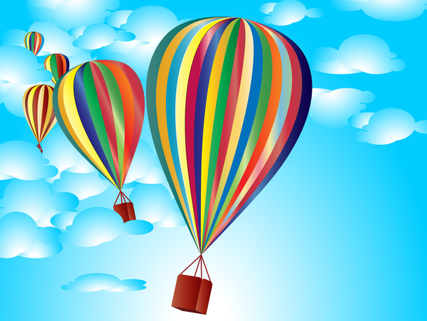 Colorful Balloons - Vektor, Bild