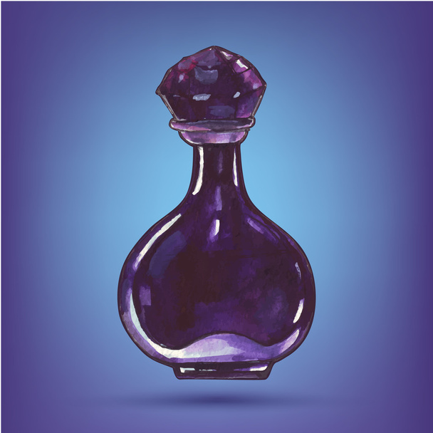 Hermosa botella de perfume
. - Vector, Imagen