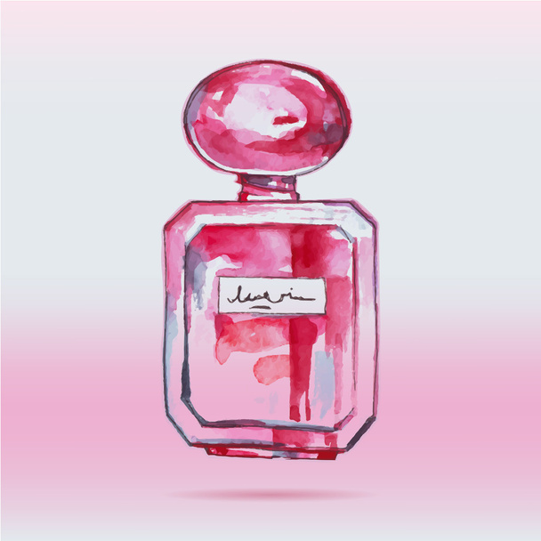 krásné parfémy láhev. - Vektor, obrázek