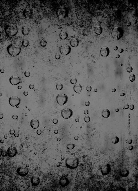 Burbujas de agua como fondo gris
 - Foto, imagen