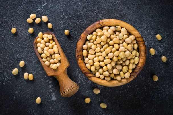 Soy is a source of plant based protein. - 写真・画像