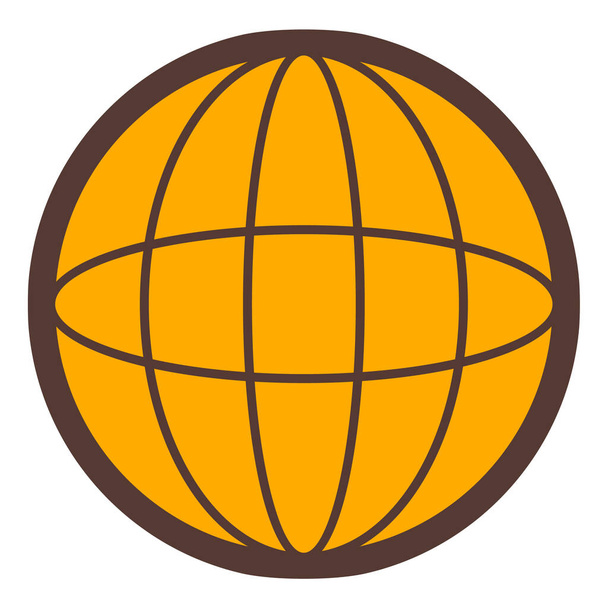 Глобус. иконка сайта - Вектор,изображение