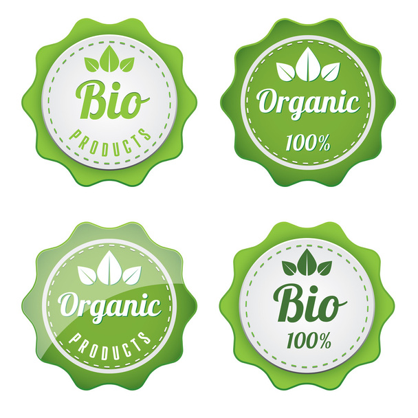 Eco labels - Vector, Imagen