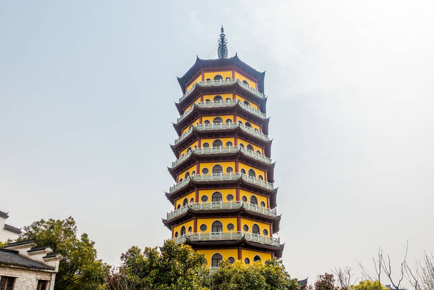 Starověká pagoda architektura v Hefei, Čína - Fotografie, Obrázek
