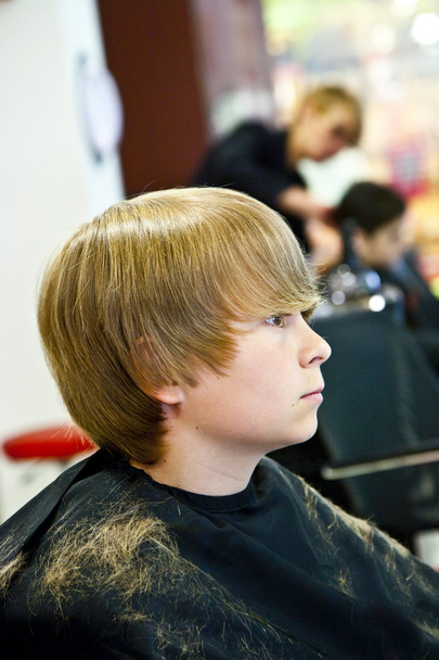 Young boy at the hairdresser - Photo, Image