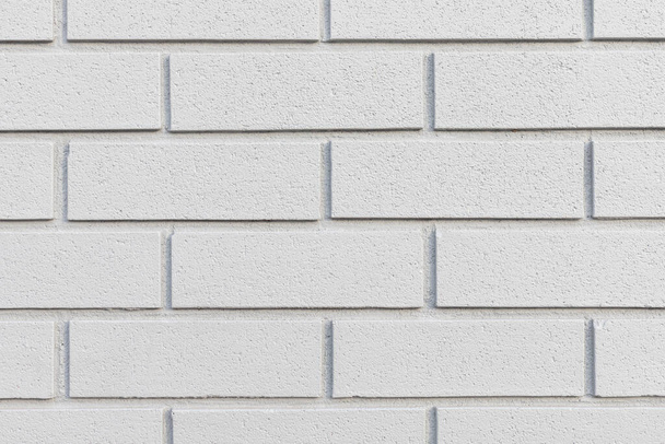 Close up of painted grey brick wall texture background. - Valokuva, kuva