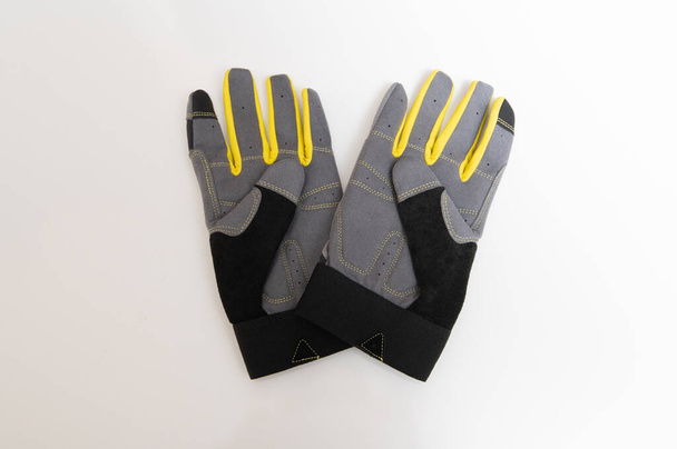 construction gloves pair set protection work industry - Foto, Bild