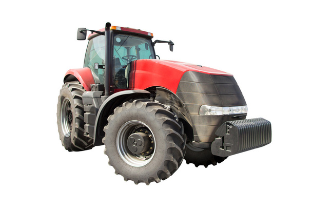 Tractor on a white background - Photo, Image