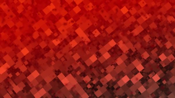 Abstrakti hiukkasten tausta pyörivä punainen tausta - Materiaali, video
