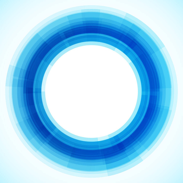 Geometric frame from circles, vector abstract background, wallpaper - ベクター画像