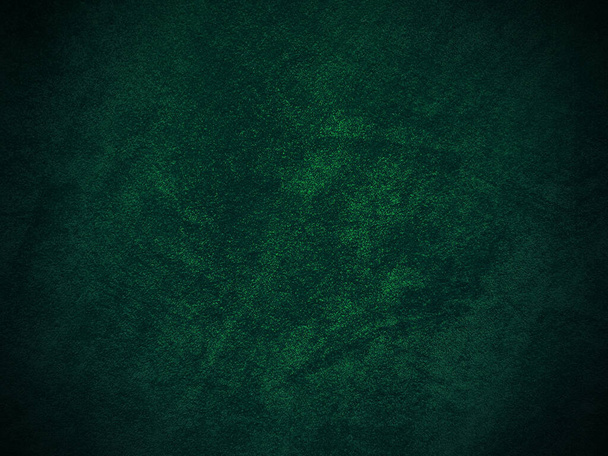Dark green old velvet fabric texture used as background. Empty green fabric background of soft and smooth textile material. There is space for text..	 - Fotoğraf, Görsel