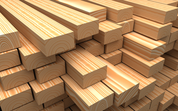 Closeup dřevěná deskami. Obrázek o stavební materiály - Fotografie, Obrázek